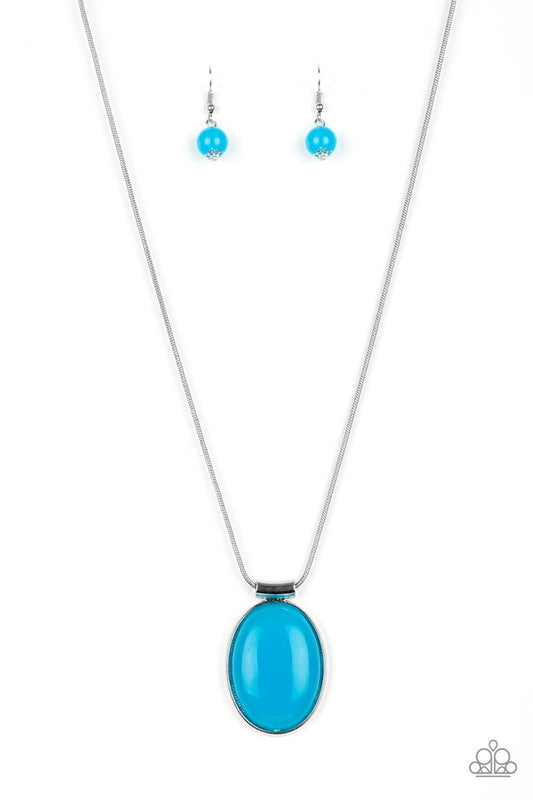 Rising Stardom - Blue - Paparazzi Necklace Image
