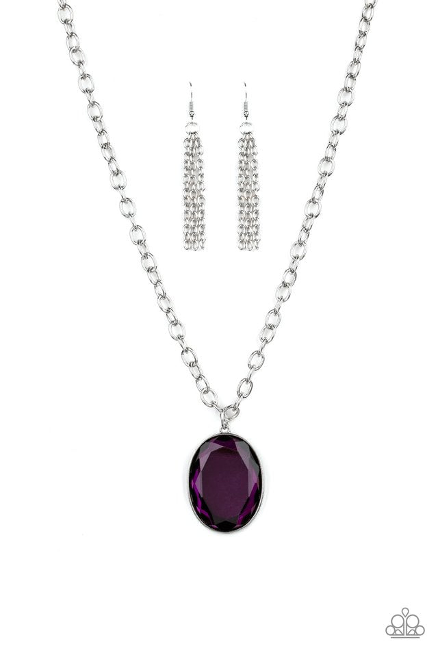 Light As HEIR - Purple - Paparazzi Necklace Image