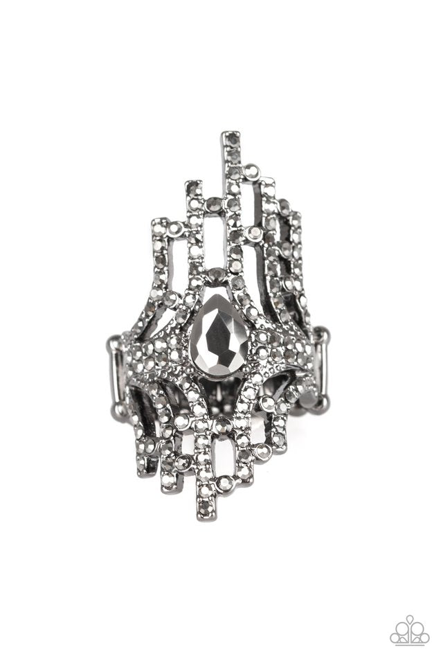Modern Muse - Black - Paparazzi Ring Image