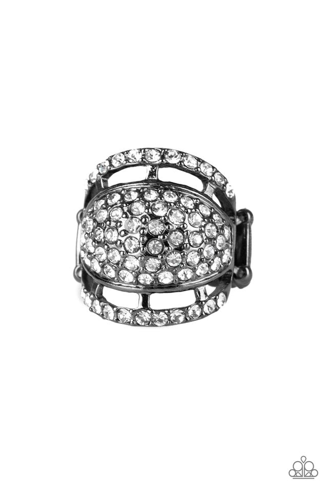 The Seven-FIGURE Itch - Black - Paparazzi Ring Image