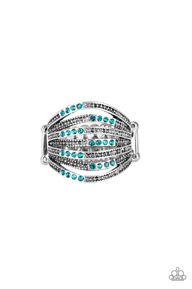 Securing My Finances - Blue - Paparazzi Ring Image
