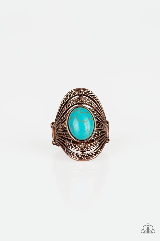 Royal Roamer - Copper - Paparazzi Ring Image