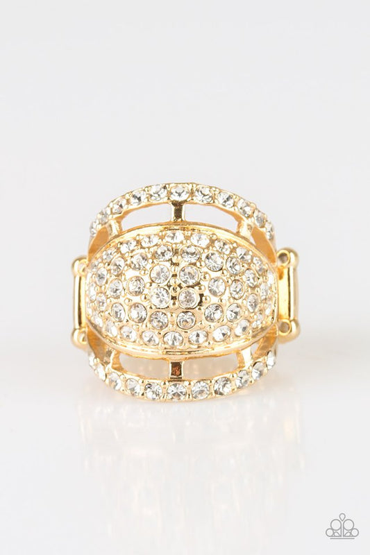 The Seven-FIGURE Itch - Gold - Paparazzi Ring Image