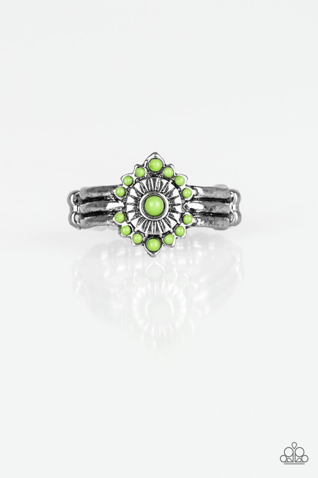 Rainbow Rivera - Green - Paparazzi Ring Image