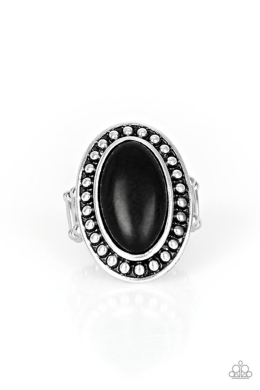 Desert Heat - Black - Paparazzi Ring Image