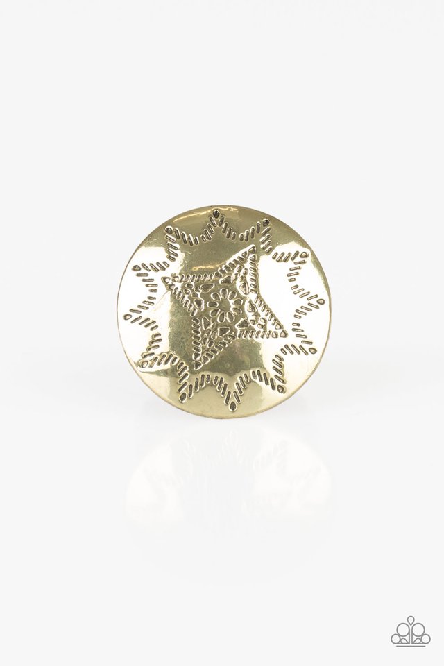Rural Radius - Brass - Paparazzi Ring Image