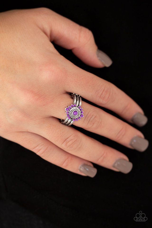 Rainbow Rivera - Purple - Paparazzi Ring Image