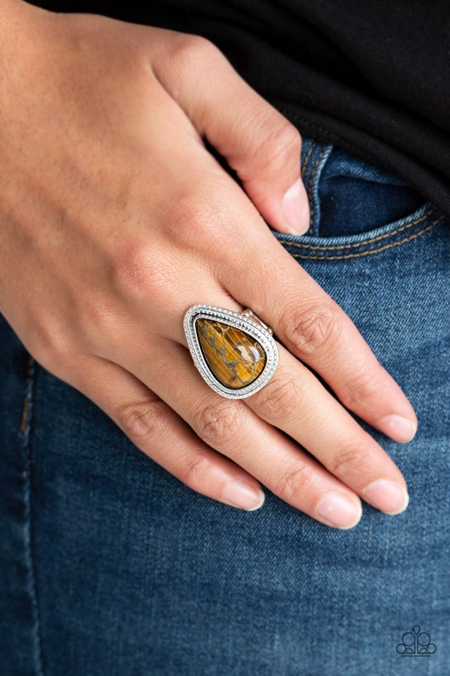 Mojave Mist - Brown - Paparazzi Ring Image