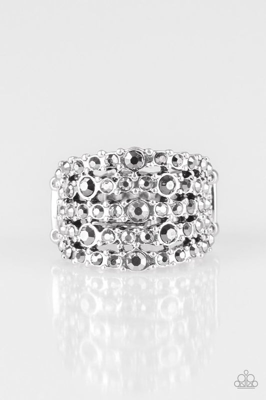 Truly Treasured - Silver - Paparazzi Ring Image