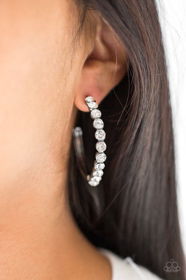 My Kind Of Shine - Black - Paparazzi Earring Image