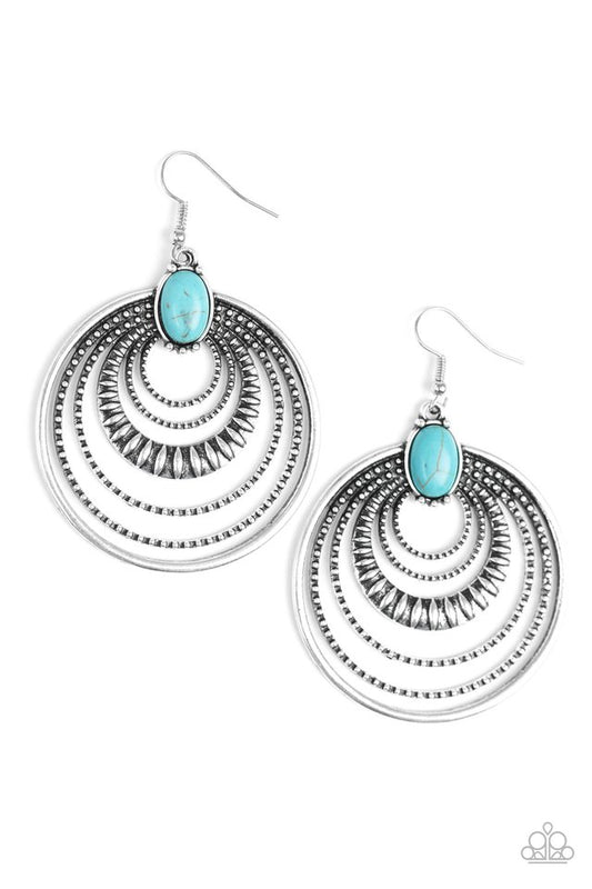 Southern Sol - Blue - Paparazzi Earring Image