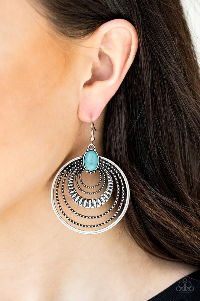 Southern Sol - Blue - Paparazzi Earring Image
