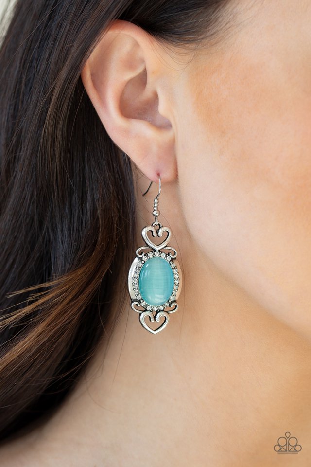 Port Royal Princess - Blue - Paparazzi Earring Image
