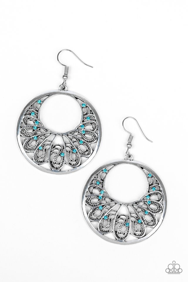 Fancy That - Blue - Paparazzi Earring Image