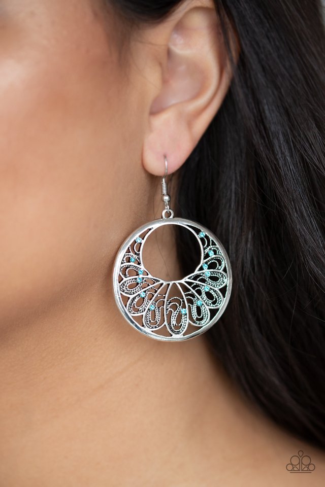 Fancy That - Blue - Paparazzi Earring Image