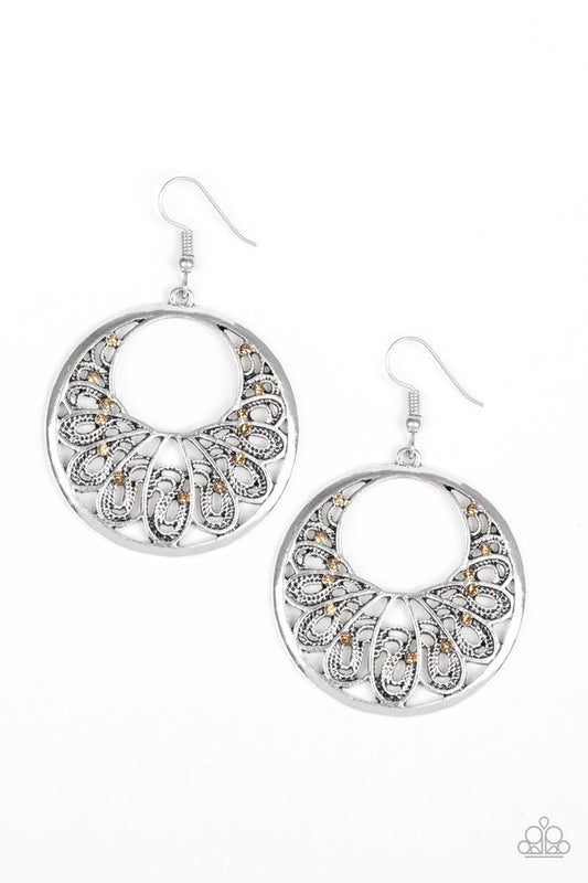 Fancy That - Brown - Paparazzi Earring Image