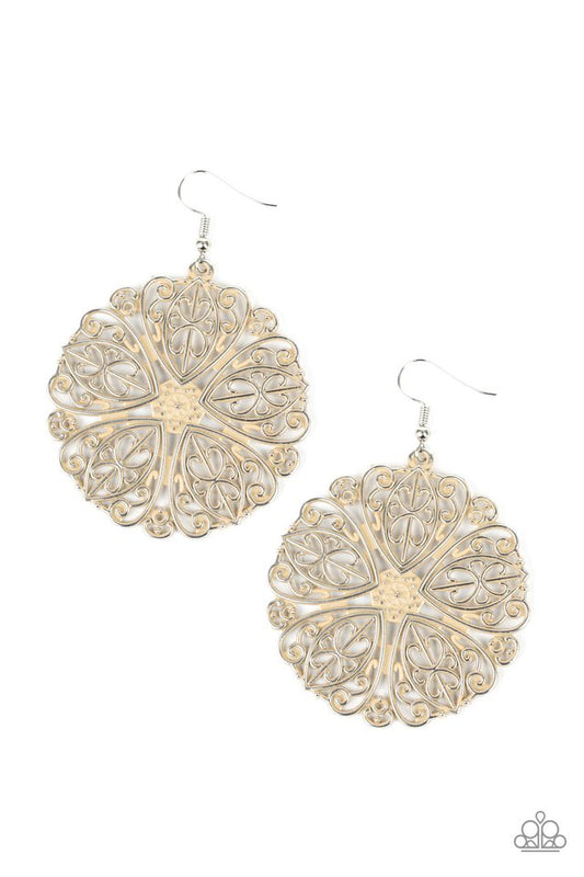 Ocean Paradise - Brown - Paparazzi Earring Image