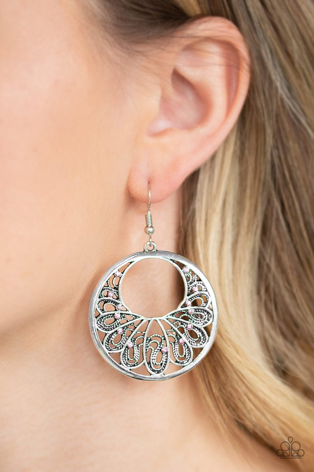 Fancy That - Pink - Paparazzi Earring Image