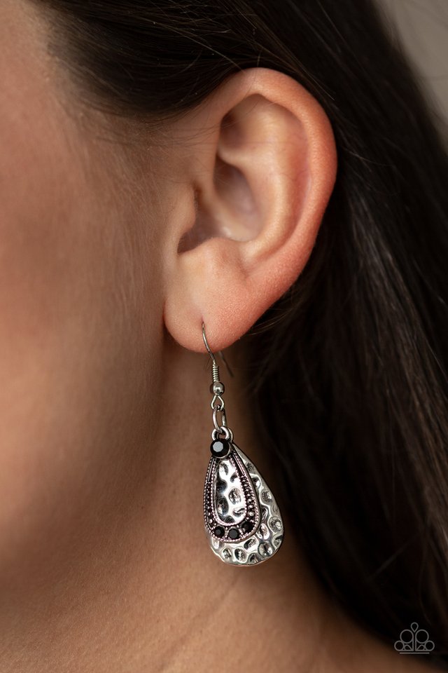 Rural Riches - Black - Paparazzi Earring Image