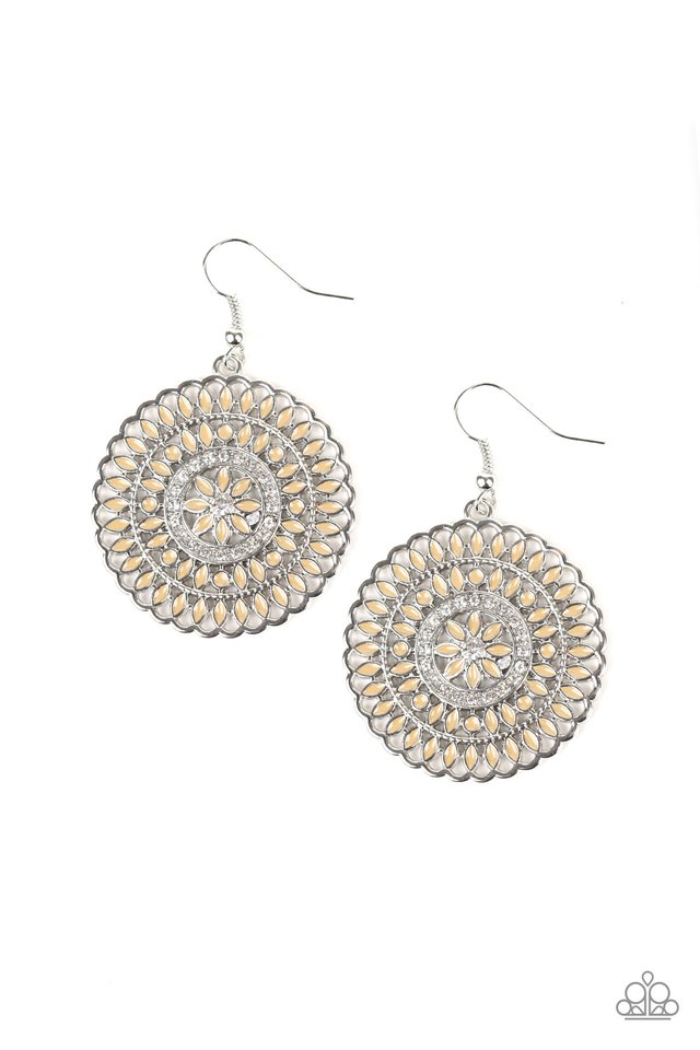PINWHEEL and Deal - Brown - Paparazzi Earring Image