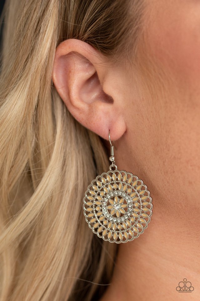 PINWHEEL and Deal - Brown - Paparazzi Earring Image