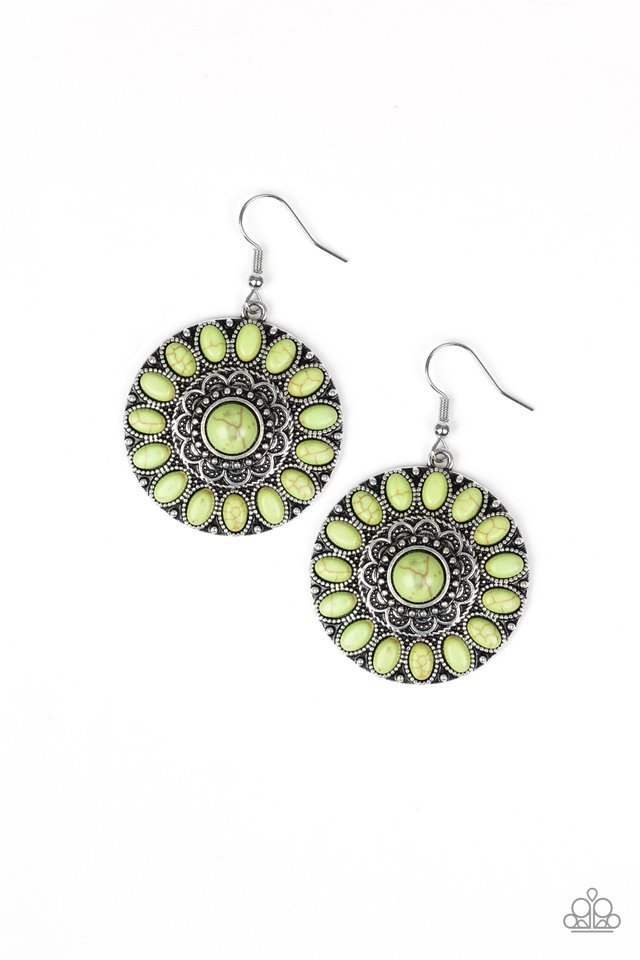 Desert Palette - Green - Paparazzi Earring Image