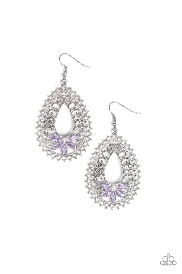 Instant REFLECT - Purple - Paparazzi Earring Image