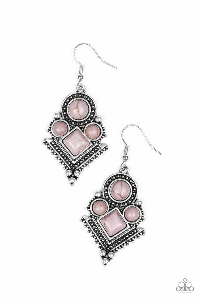 So Sonoran - Silver - Paparazzi Earring Image