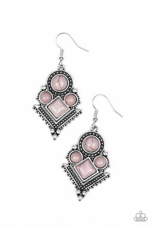 So Sonoran - Silver - Paparazzi Earring Image