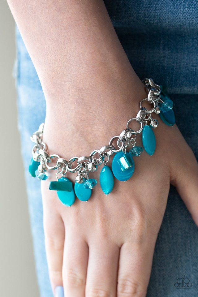 Seashore Sailing - Blue - Paparazzi Bracelet Image