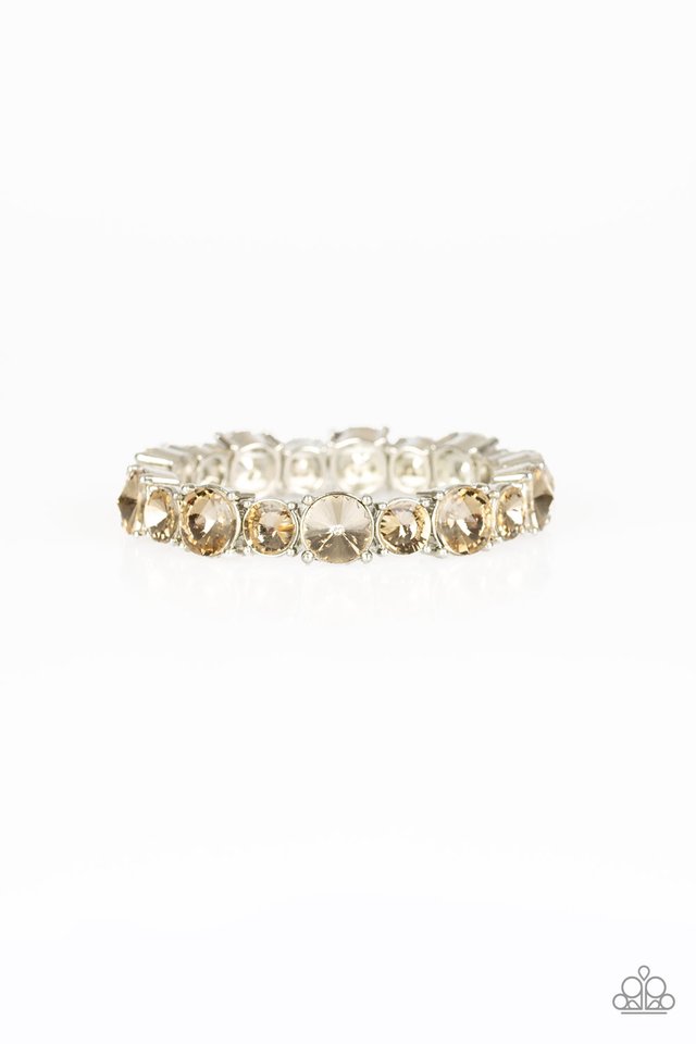 Born To Bedazzle - Brown - Paparazzi Bracelet Image