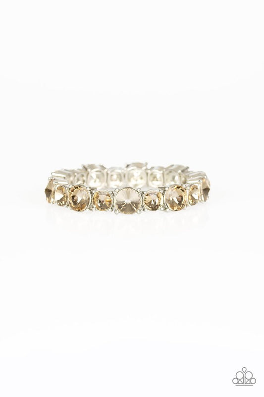 Born To Bedazzle - Brown - Paparazzi Bracelet Image