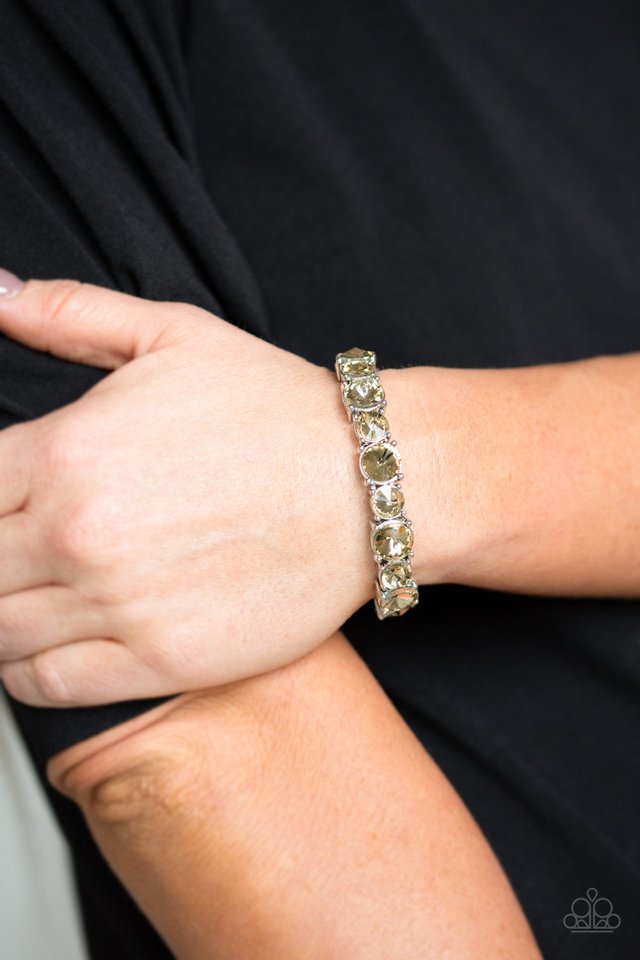 Born To Bedazzle - Brown - Paparazzi Bracelet Image