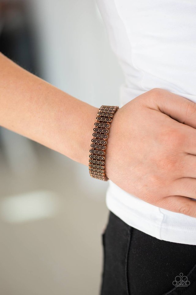 Rise With The Sun - Copper - Paparazzi Bracelet Image