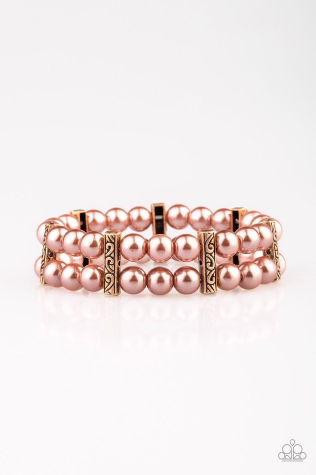 Modern Day Mariner - Copper - Paparazzi Bracelet Image