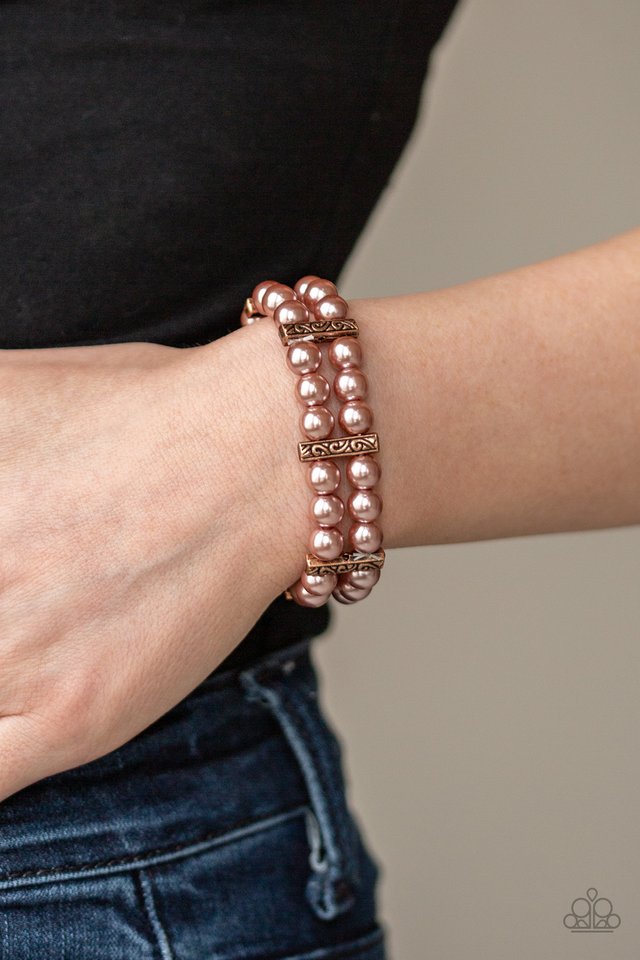 Modern Day Mariner - Copper - Paparazzi Bracelet Image