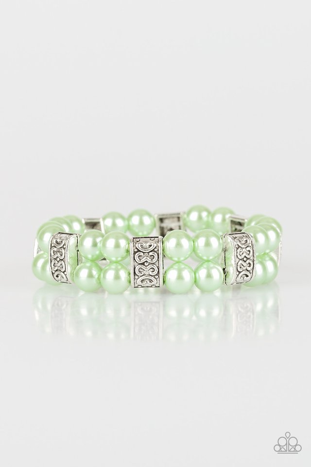 Time After TIMELESS - Green - Paparazzi Bracelet Image