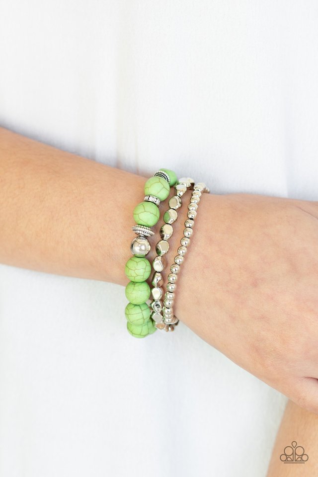 Rural Restoration - Green - Paparazzi Bracelet Image