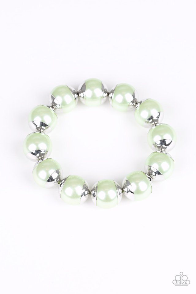One Woman Show-STOPPER - Green - Paparazzi Bracelet Image