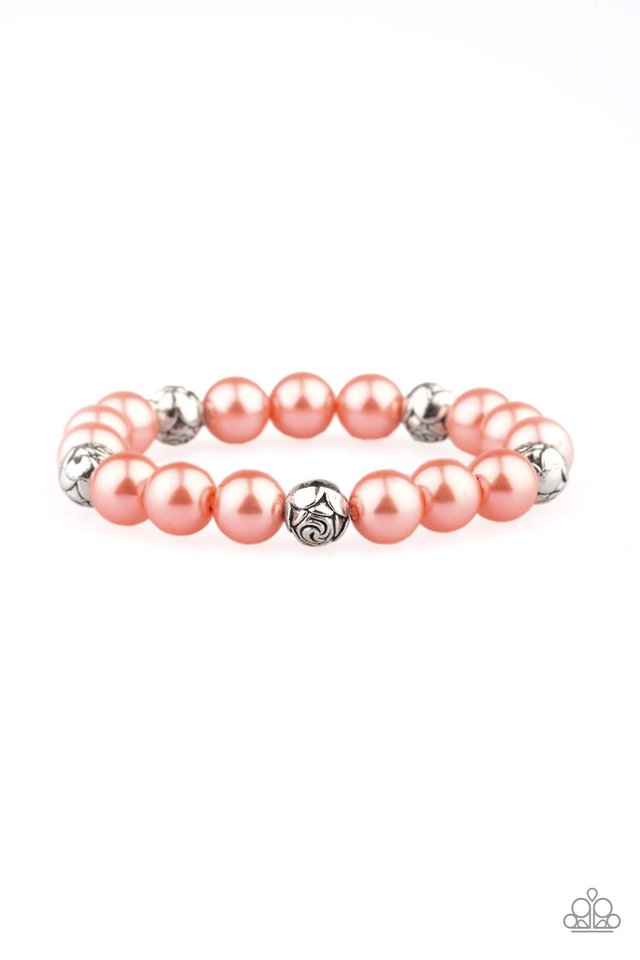 Rosy Radiance - Orange - Paparazzi Bracelet Image