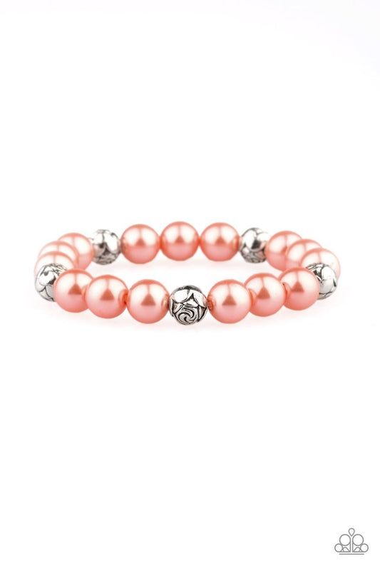 Rosy Radiance - Orange - Paparazzi Bracelet Image