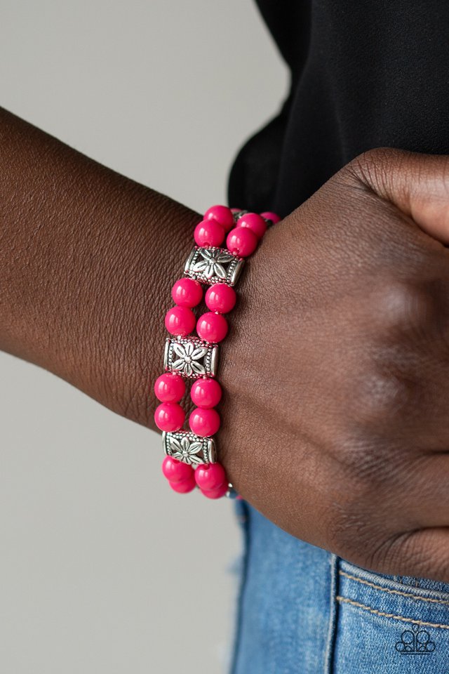 Daisy Debutante - Pink - Paparazzi Bracelet Image