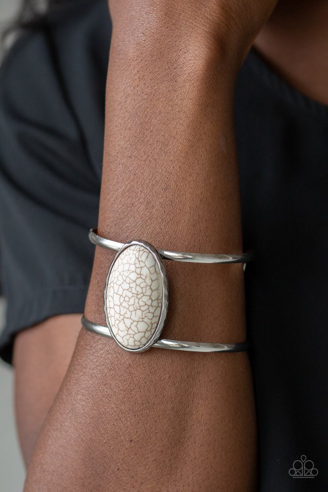 Desert Empress - White - Paparazzi Bracelet Image