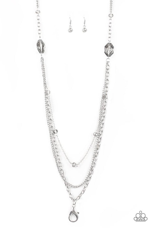 Dare To Dazzle - Silver - Paparazzi Necklace Image