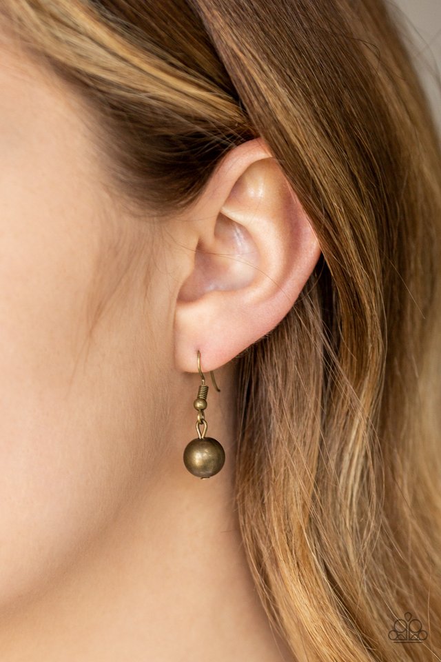 Rebels Have More Fun - Brass - Paparazzi Necklace Image