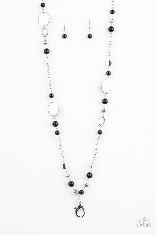 Serenely Springtime - Black - Paparazzi Necklace Image