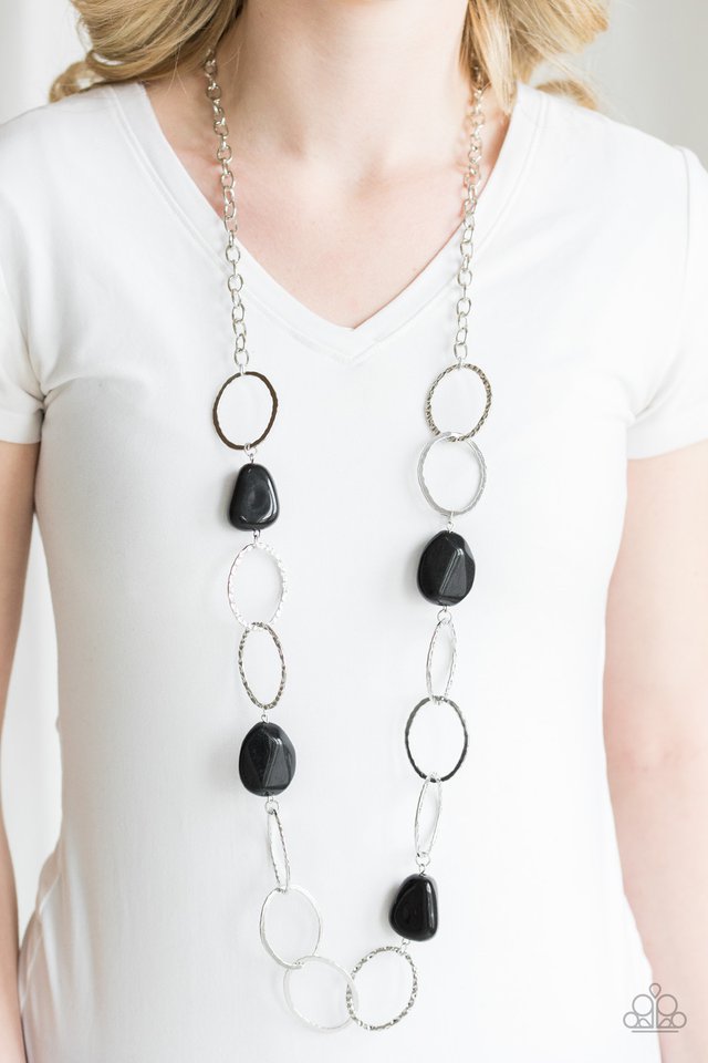 Modern Day Malibu - Black - Paparazzi Necklace Image