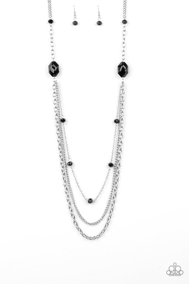 Dare To Dazzle - Black - Paparazzi Necklace Image