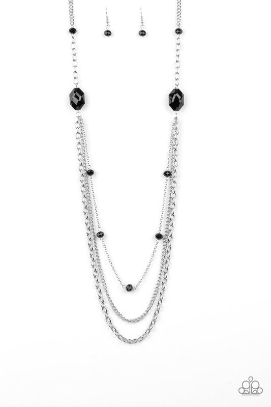 Dare To Dazzle - Black - Paparazzi Necklace Image