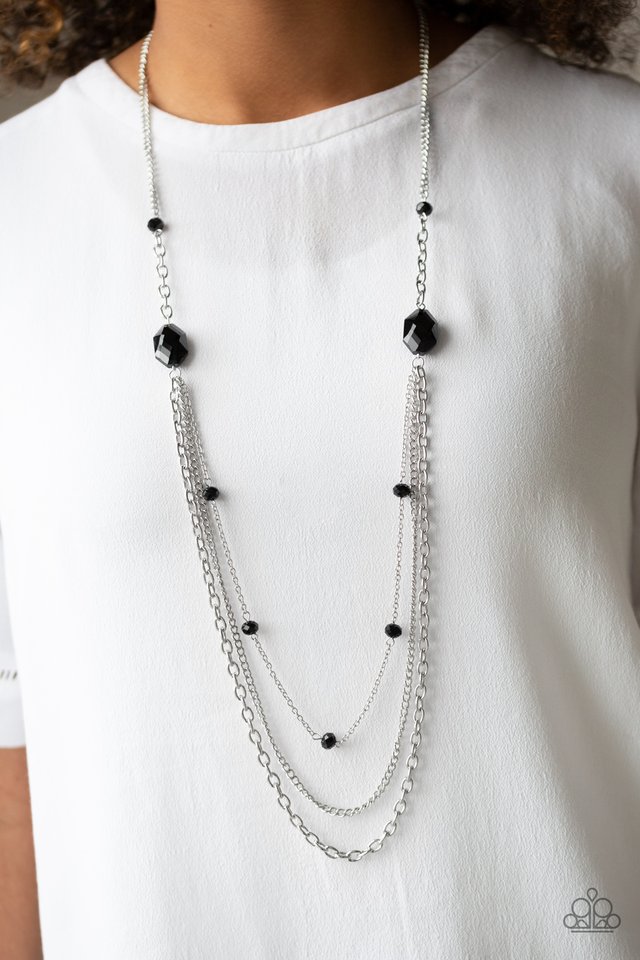 Dare To Dazzle - Black - Paparazzi Necklace Image